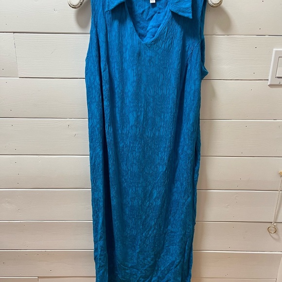 DONNA RICCO - Blue Sleeveless Dress Size 20W - Picture 9 of 11